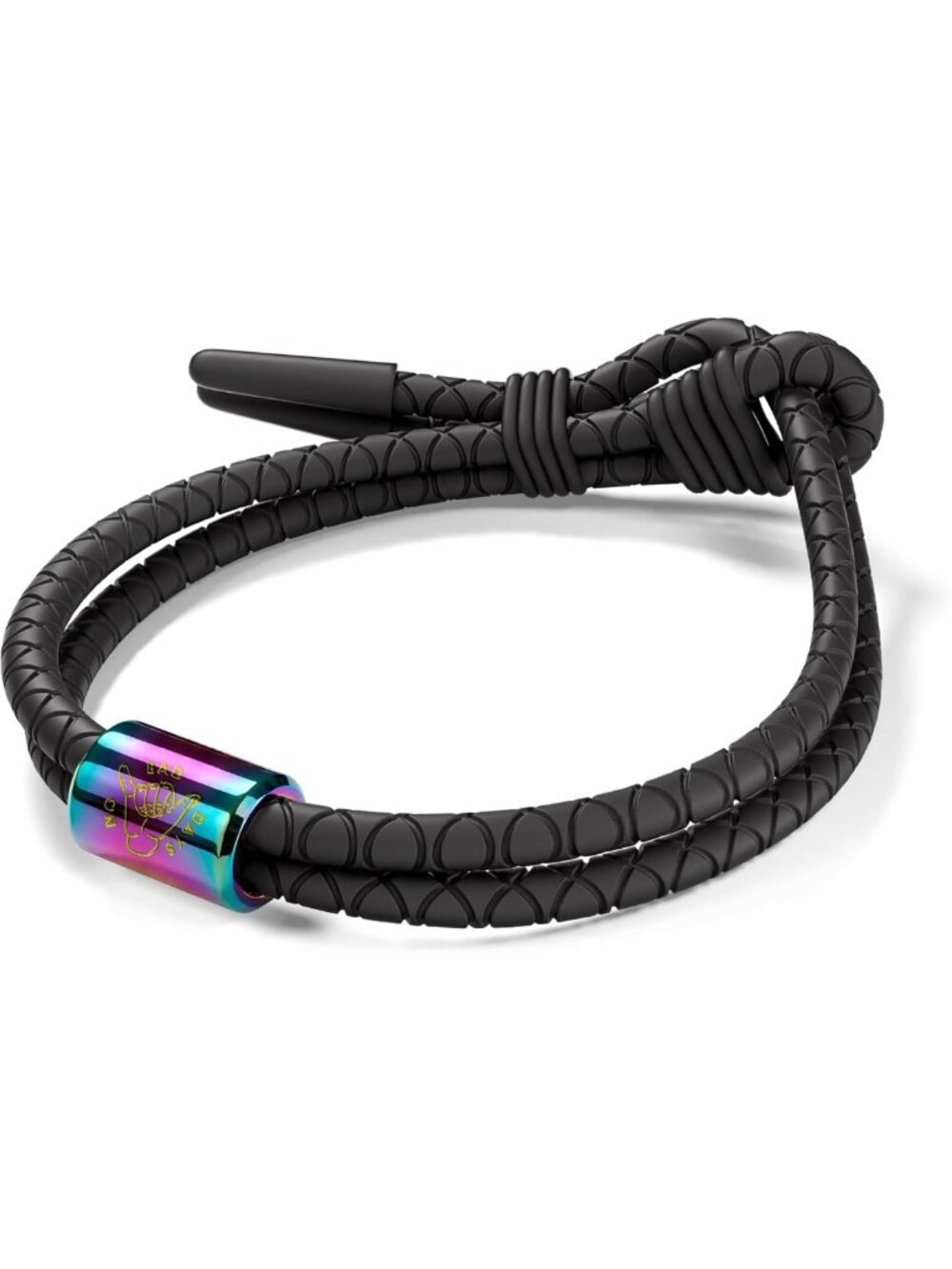 Adjustable Silicone Rope Bracelet - Waterproof, Sweatproof, Minimalist Surf
